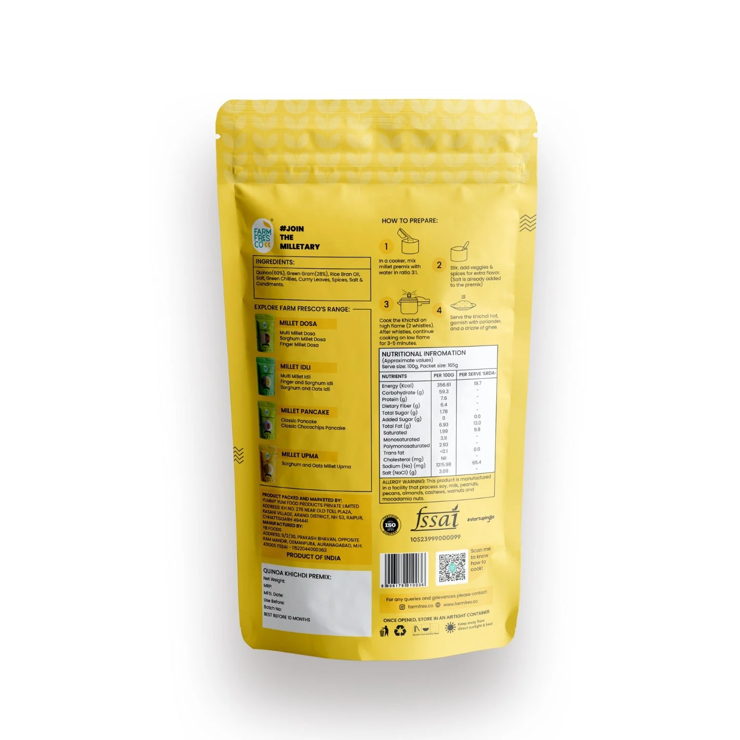 Quinoa Khichdi | 165g, Pack of 1 - Image 10
