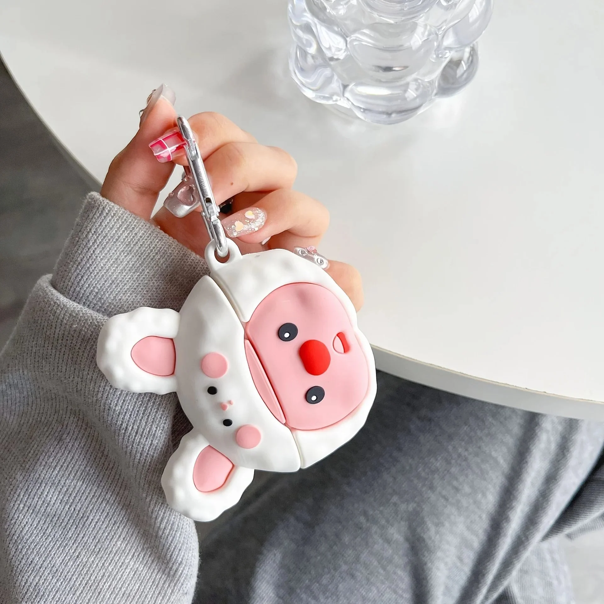 Rabbit Loopy -  Airpods Cover for Apple AirPods - Premium Silicone Case - Image 6