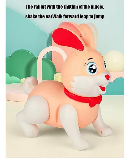 Rabbit Walking Toy with Flashing Lights and Musical Fun for Babies (Random Colour) - Image 8