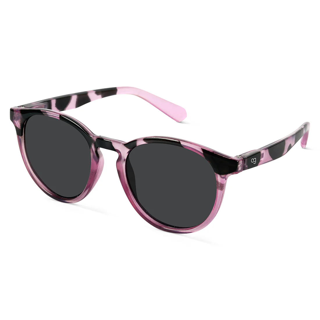 Radon White Polarized Round Sunglasses - Image 11