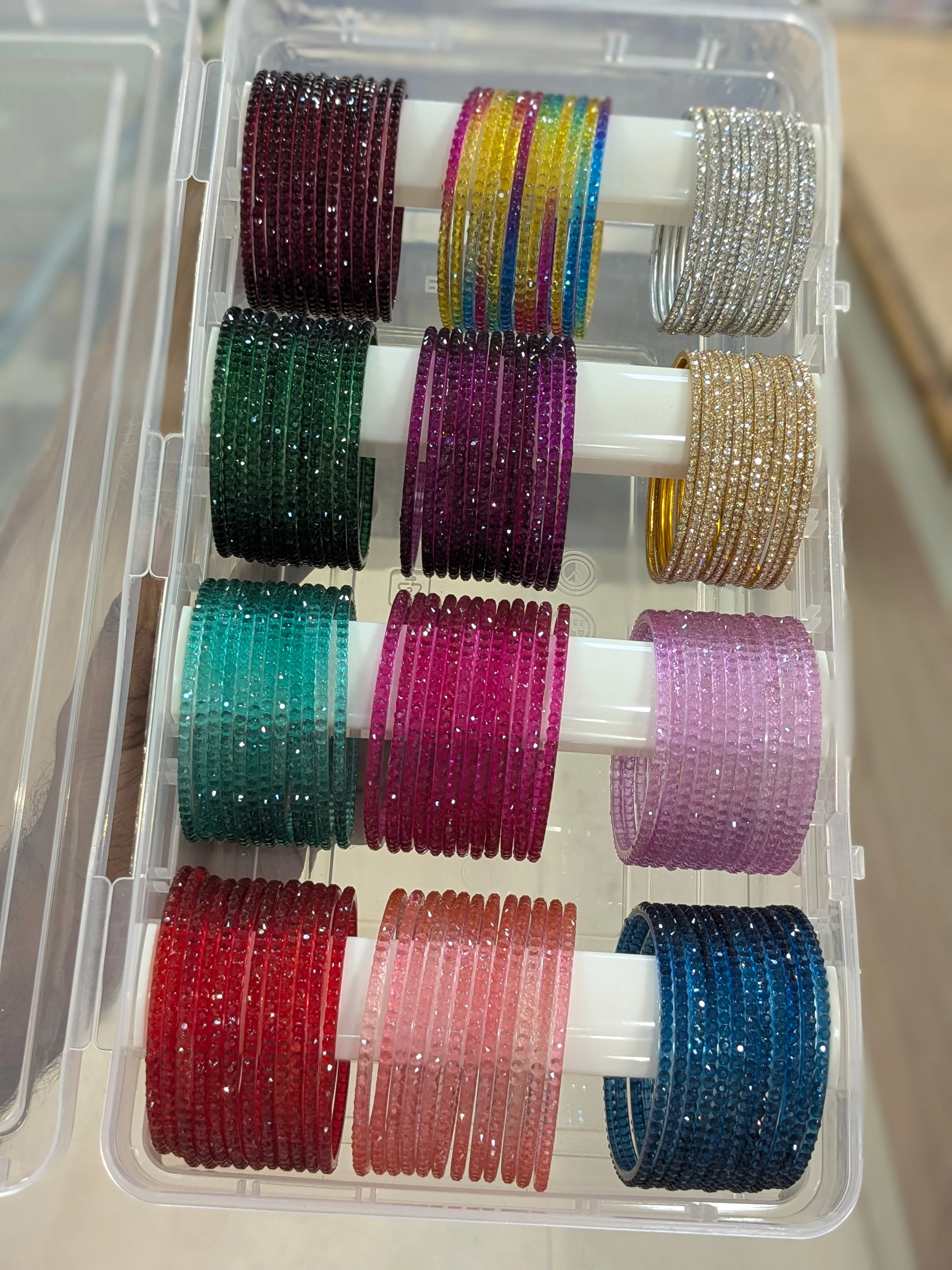 RAIN DROP BANGLES WITH ORGANIZER - Image 8