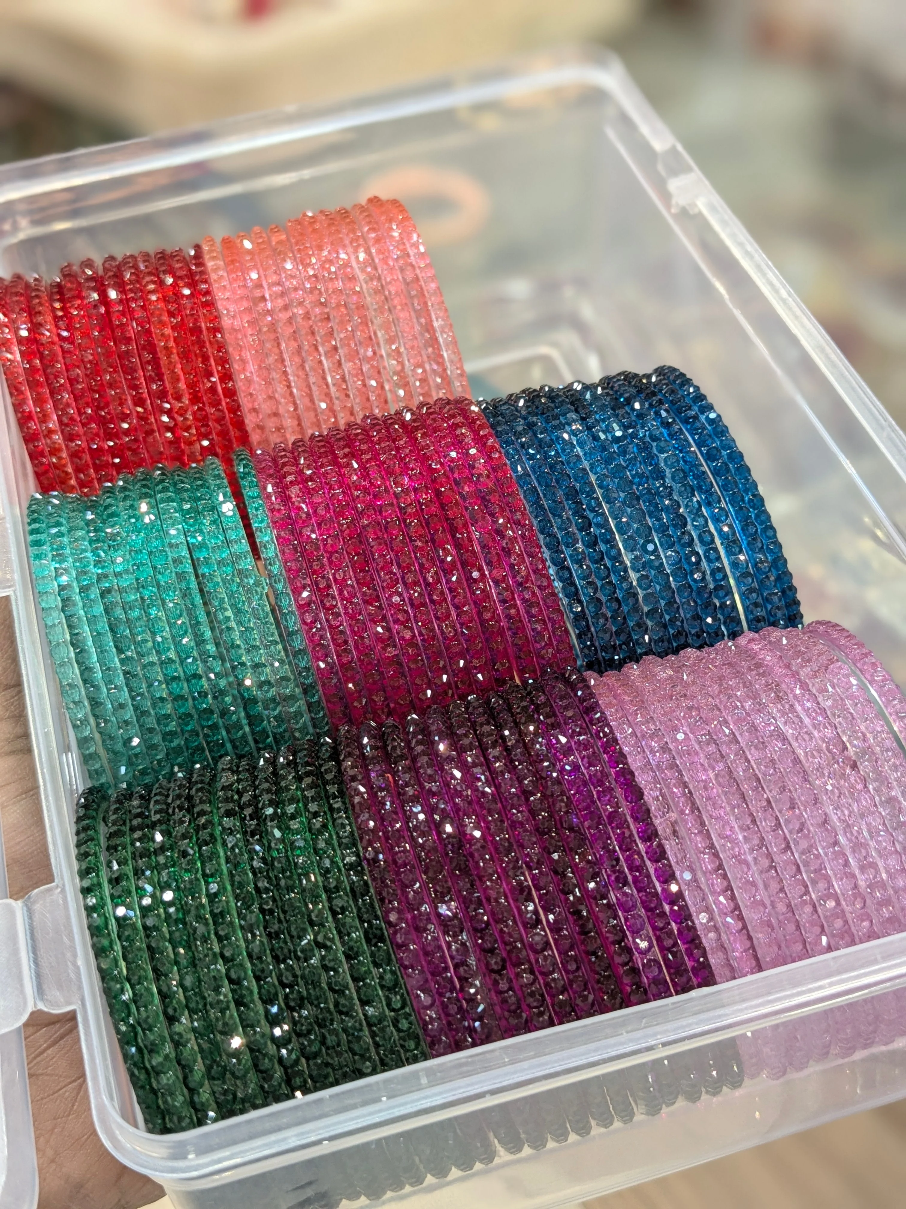 RAIN DROP GLASS BANGLES - Image 10