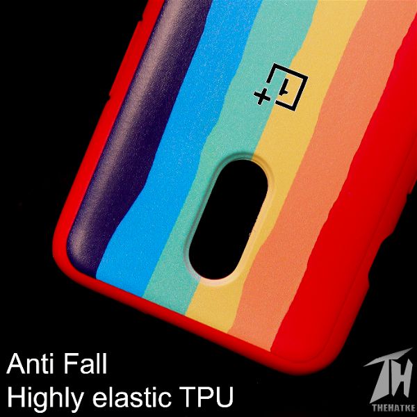 Rainbow Silicone Case For Oneplus 7 - Image 2