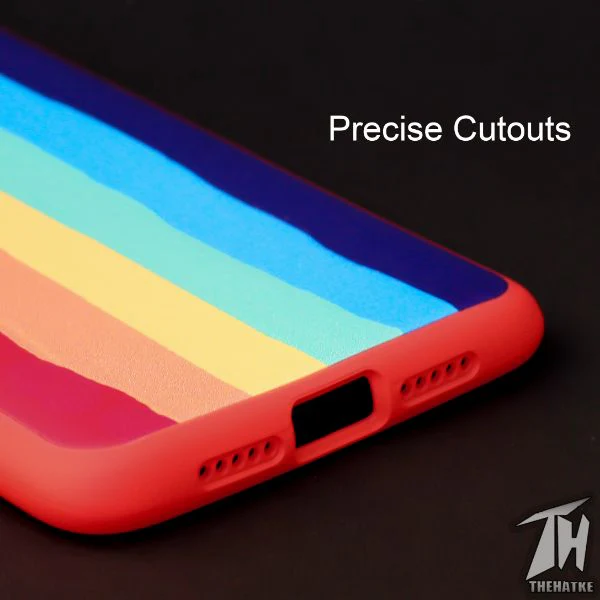 Rainbow Silicone Case For Oneplus 7 - Image 5