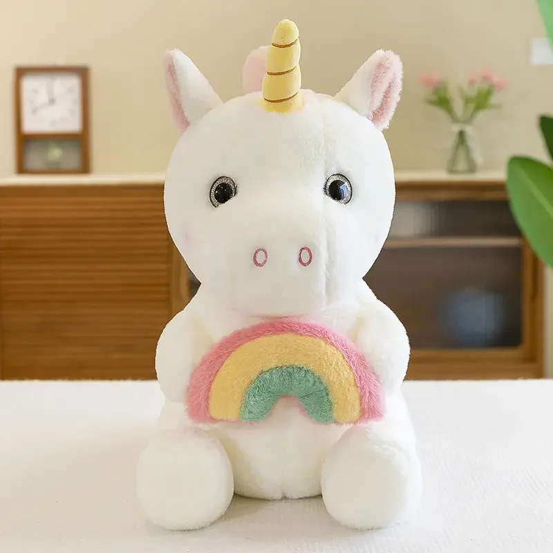 Rainbow Unicorn Soft Toy - 30 cm Plush Unicorn for Kids - Image 4