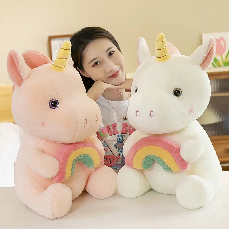 Rainbow Unicorn Soft Toy - 30 cm Plush Unicorn for Kids - Image 6