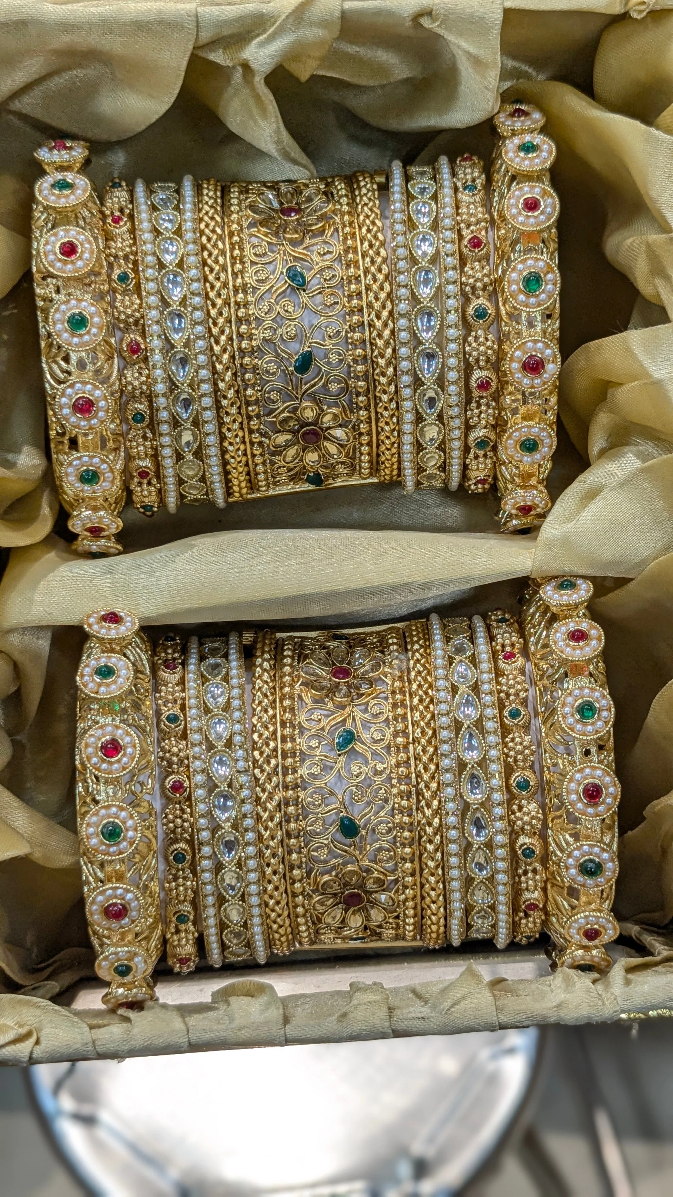 Rajwadi bridal bangles
