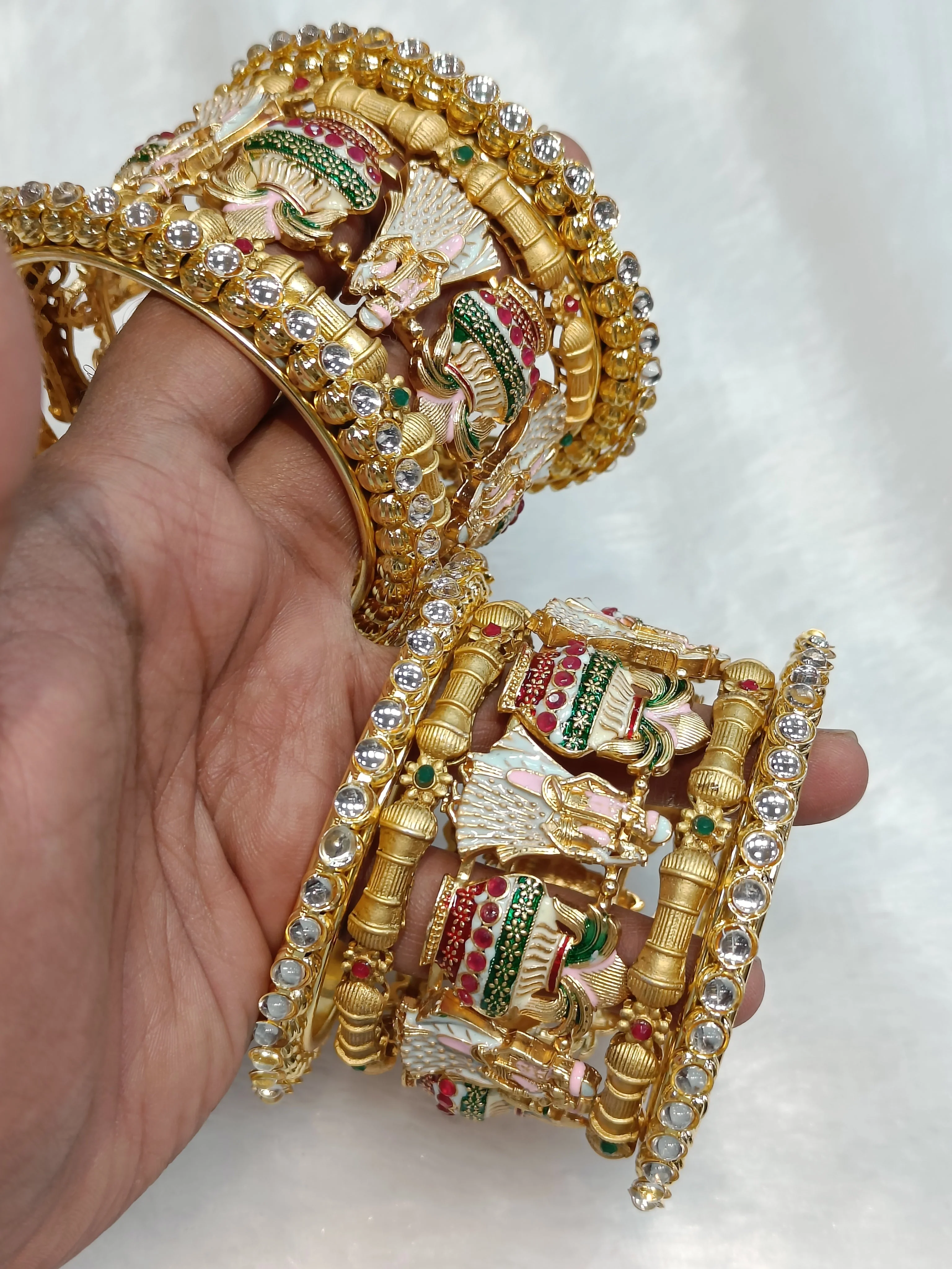 RAJWADI CHOODA with kalash design - Image 11