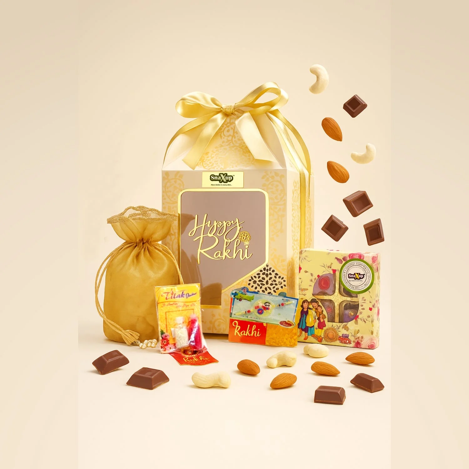 Rakhi Golden Gift Hamper - Image 2