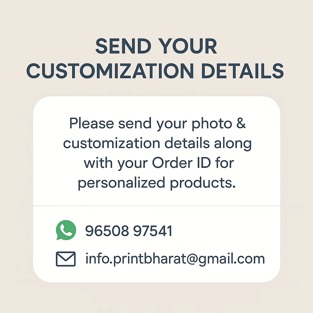 Raksha Bhadan Customized Assorted  Mdf Frame With Rakhi - Image 5