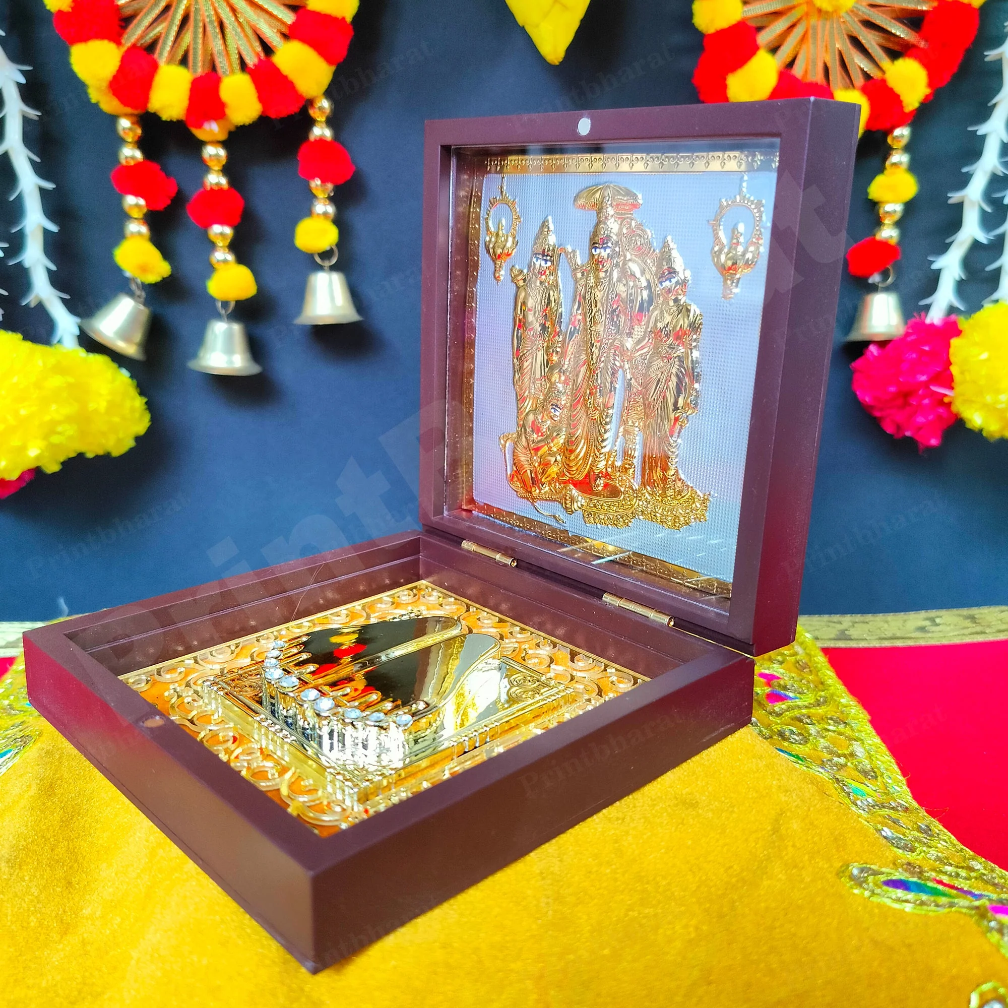 Ram Darbar Pocket Temple (24 Karat Gold Coated) - Image 11