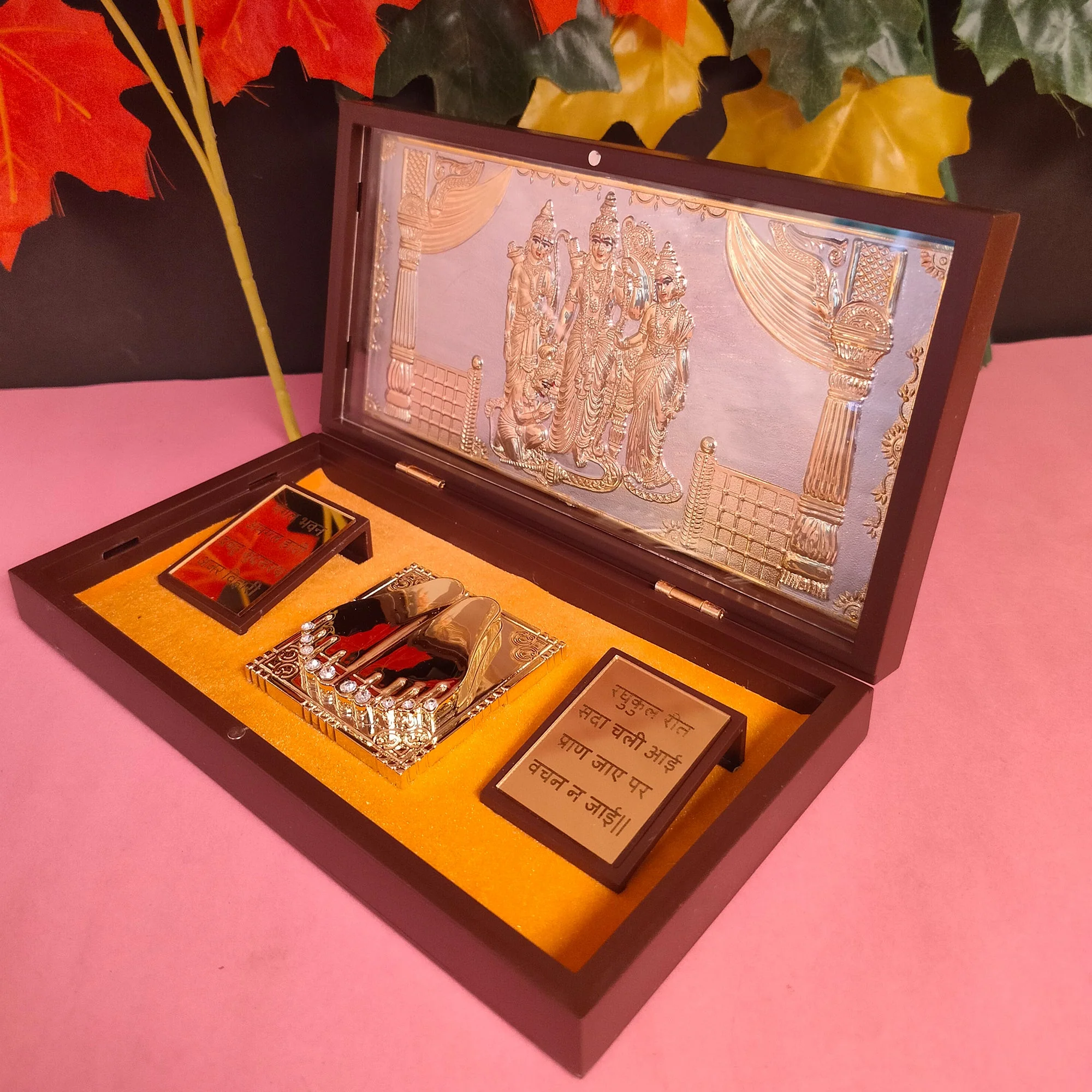 Ram Darbar Pocket Temple (24 Karat Gold Coated) - Image 5