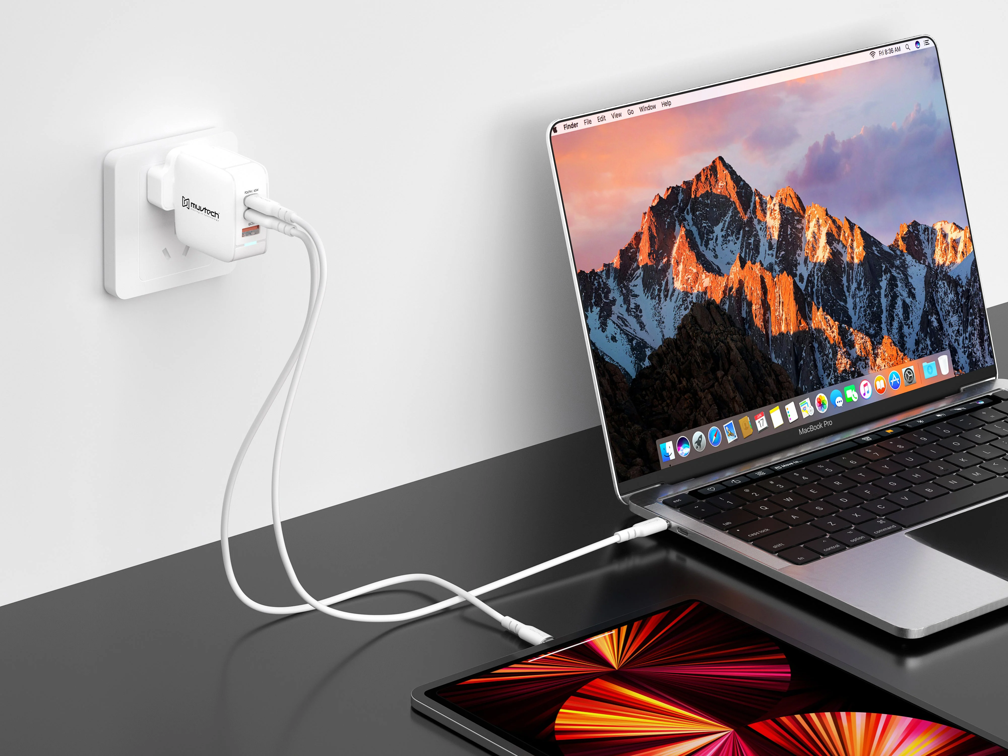 RapidPower 100W Type-C to Type-C Cable – 5A Fast Charging & Data Transfer for Laptops, Tablets & Smartphones (1M) - Image 2