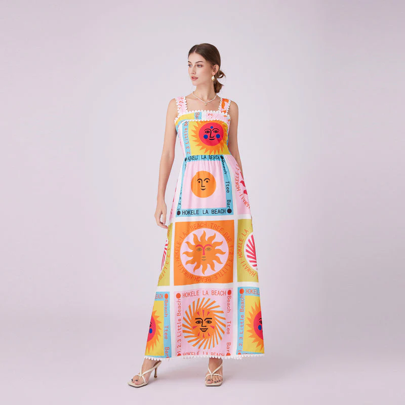 Raya Blooming Printed Dress - Image 3