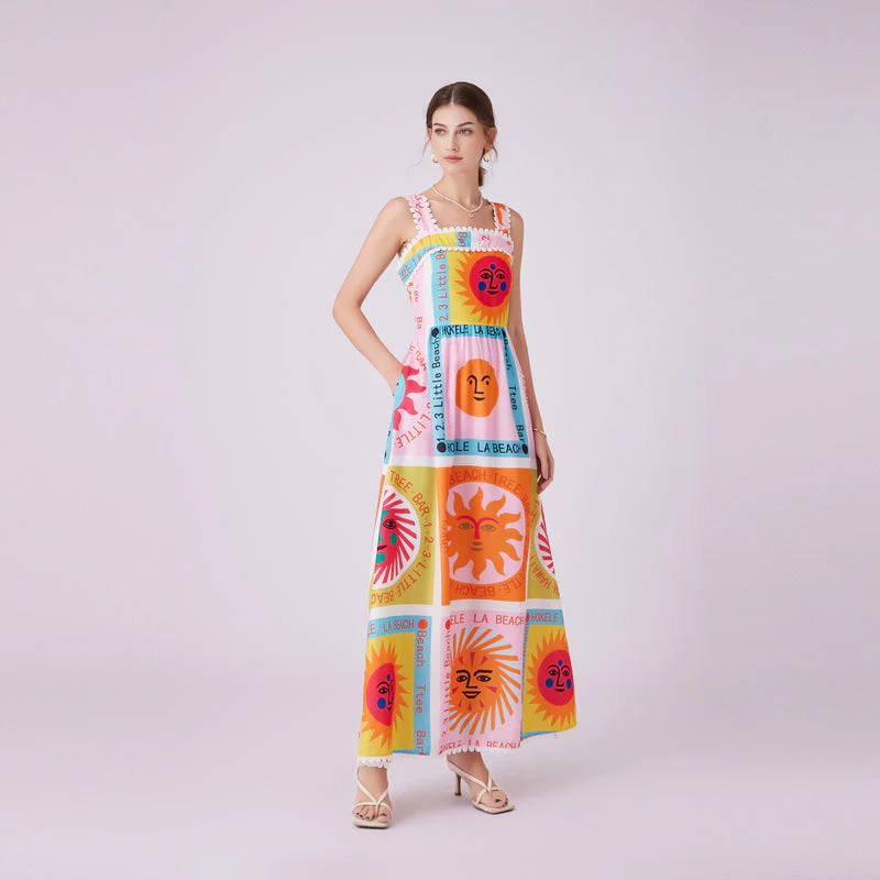 Raya Blooming Printed Dress - Image 4