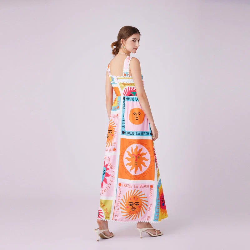 Raya Blooming Printed Dress - Image 5