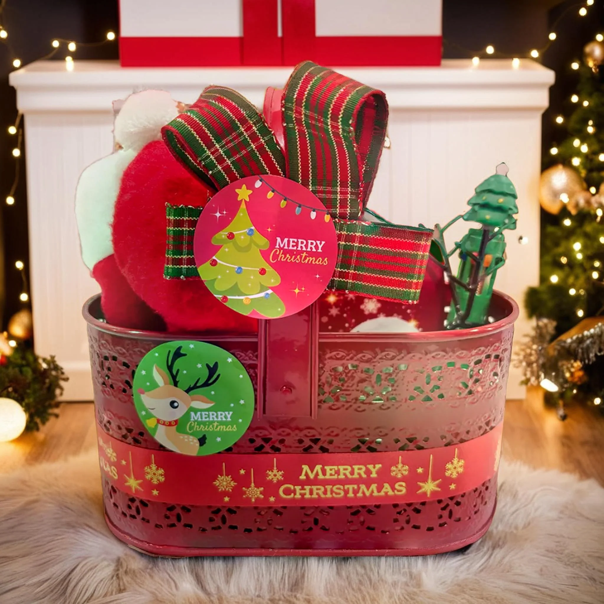 Red Basket Hamper - Image 3
