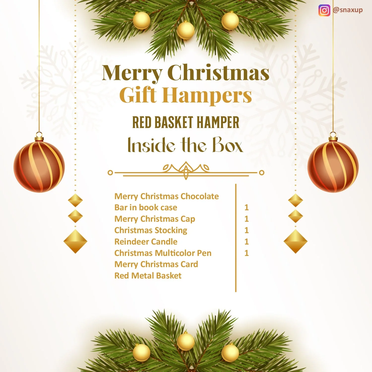 Red Basket Hamper - Image 5