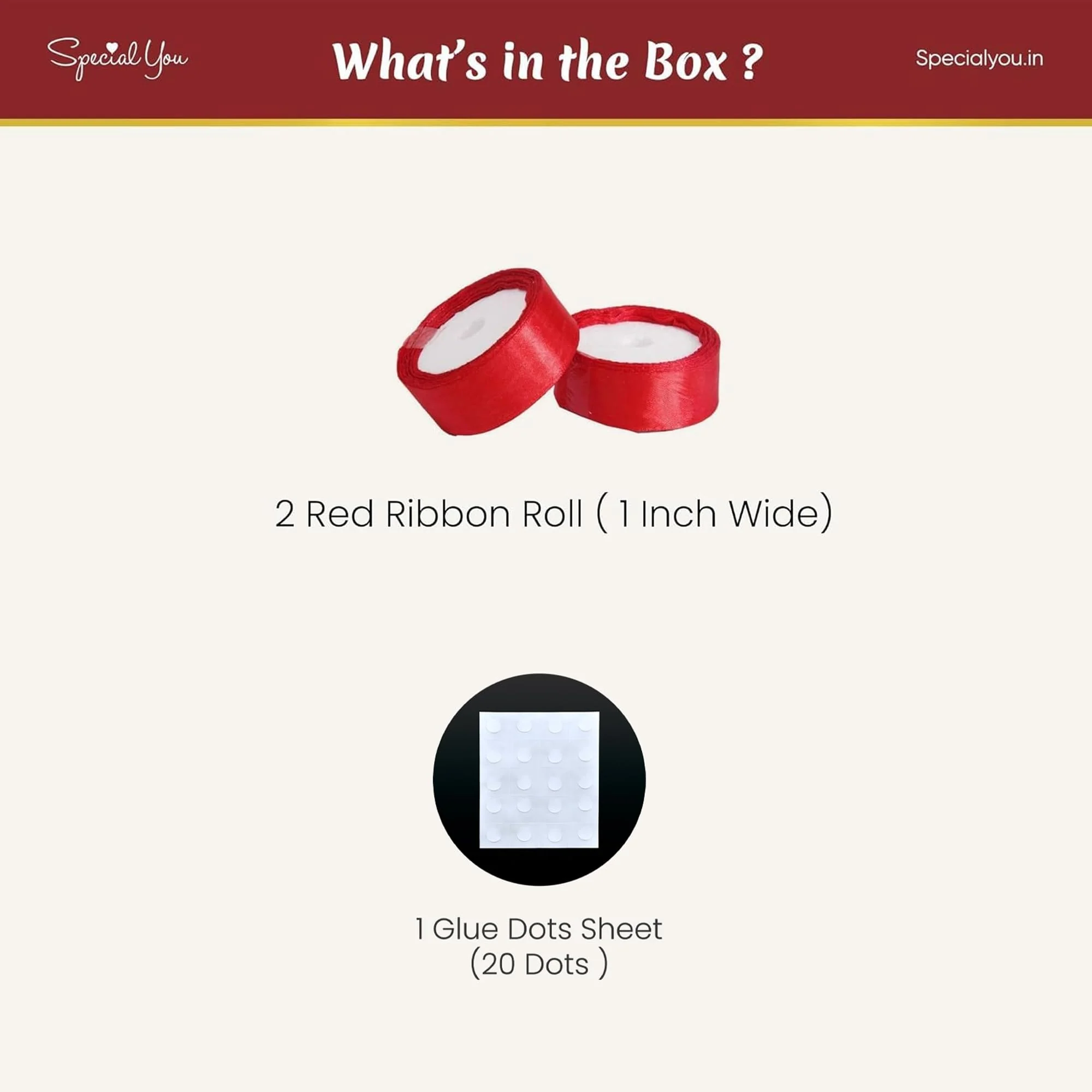 Red bow theme home decor - Image 3