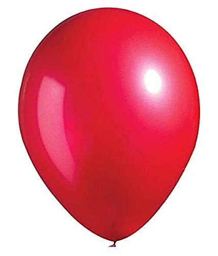 Red Confetti Balloons 10 Pcs Set. (4 Pc Metallic Balloons And 3 Pc Confetti Balloons ,1 Heart Foil Balloon And 2 Pc Star Balloon) - Image 2