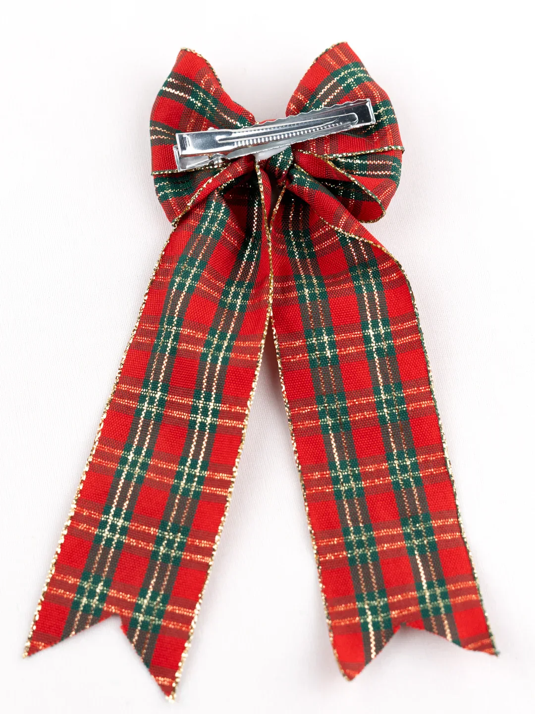 Red Green Christmas Hair Bows for Girls by Arendelle - Image 4