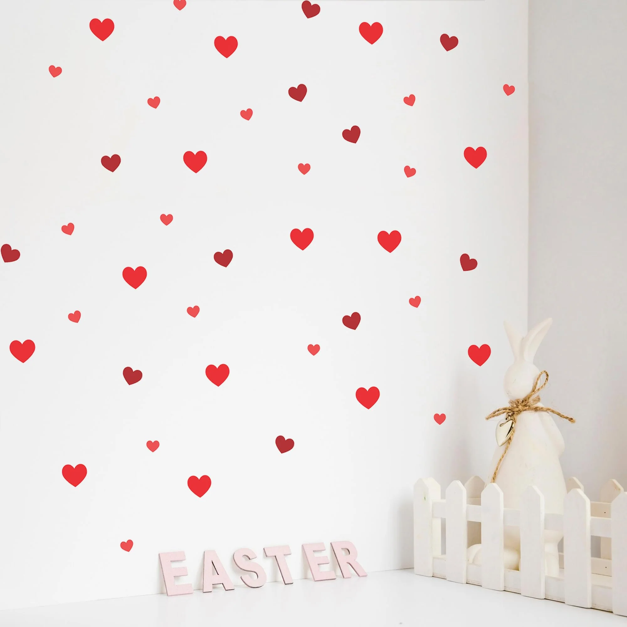 Red Heart Wall Stickers for Home Decoration - Image 6