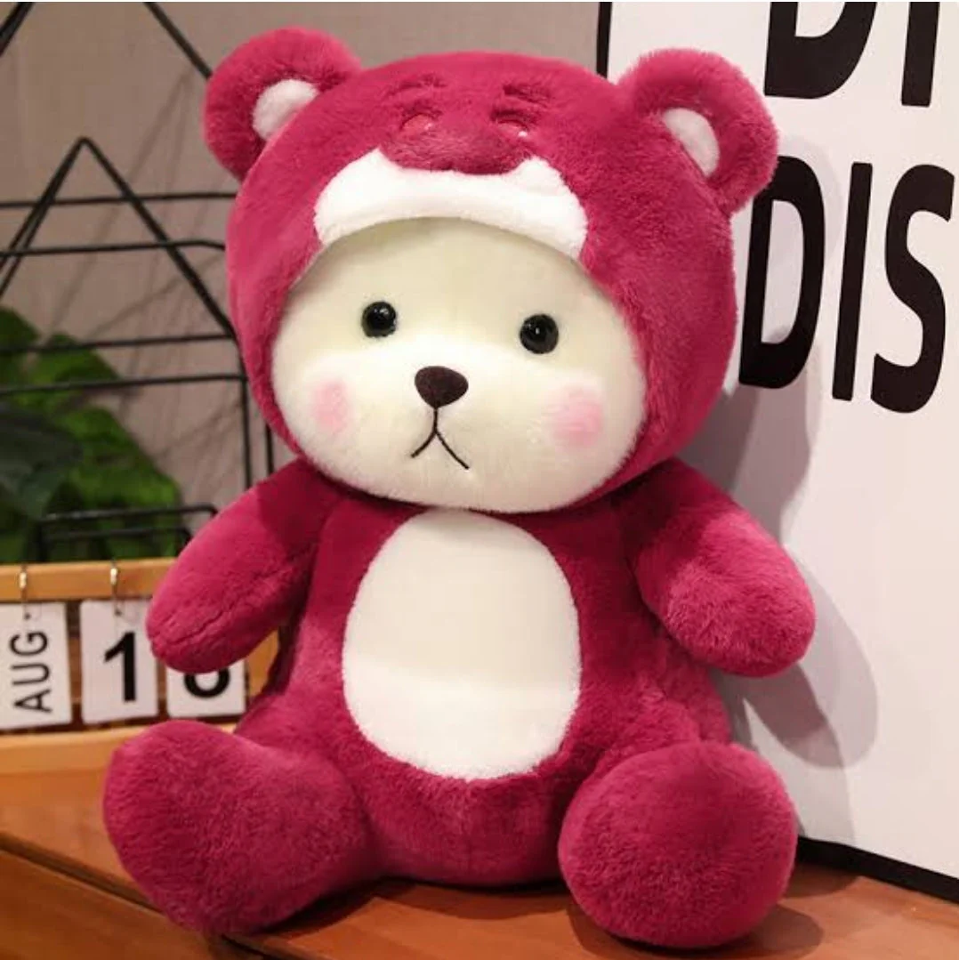 Red Hoodie Bear Plush - Cuddle Up In Style! 45Cm - Image 3
