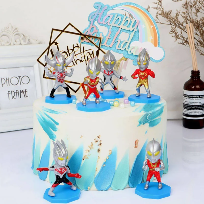 Red Ultraman Cake Topper (Pack of 6) - Image 5