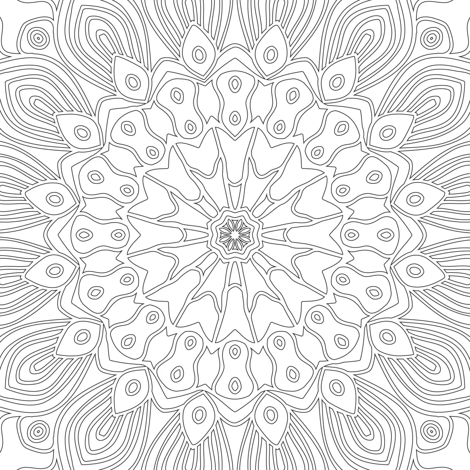 Refreshing Mandala- Colouring Book for Adults Book 1 - Image 5