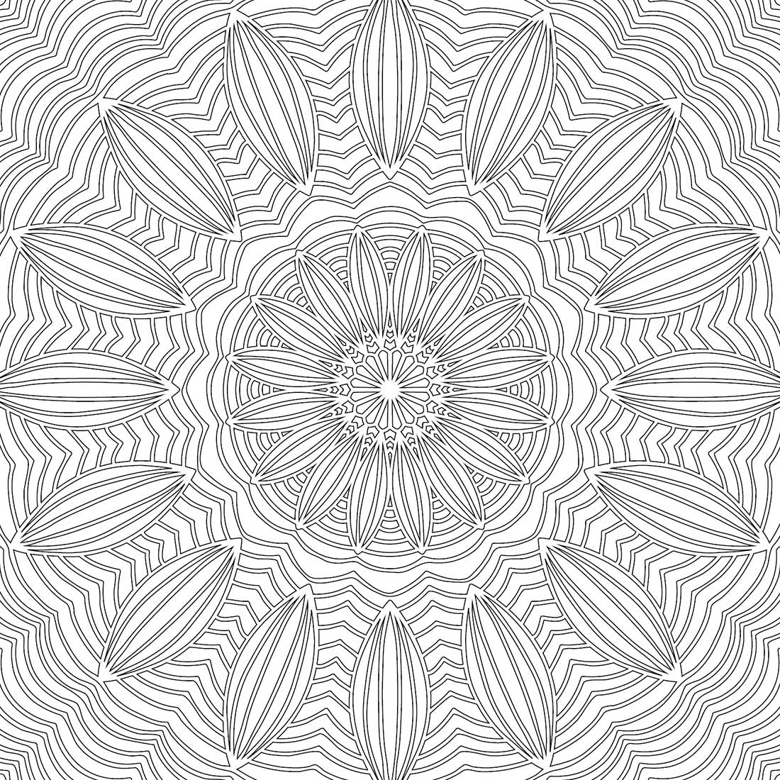 Refreshing Mandala- Colouring Book for Adults Book 2 - Image 5