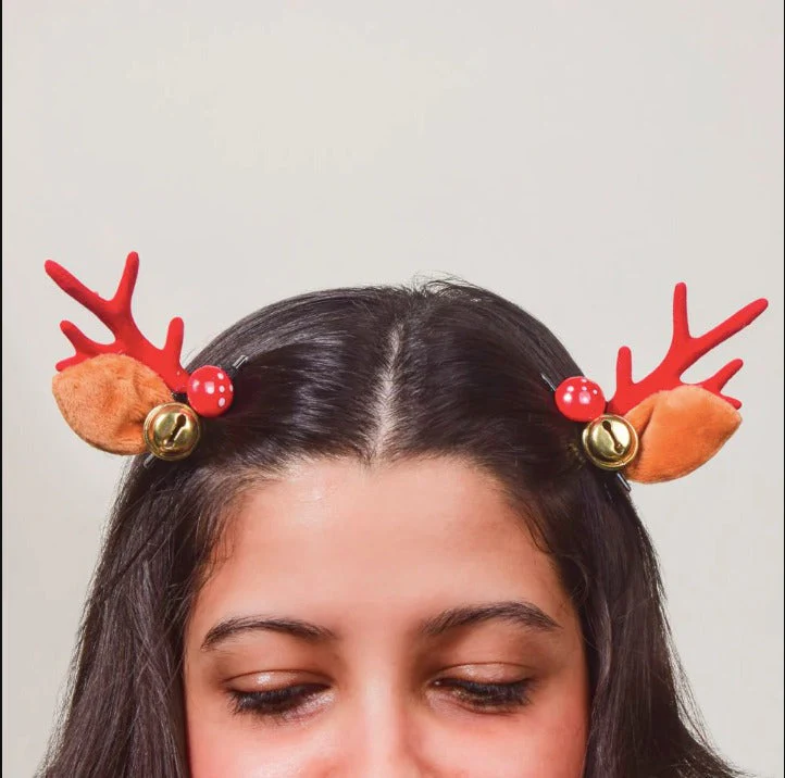 Reindeer Bell Hairclip (1pair) - Image 4