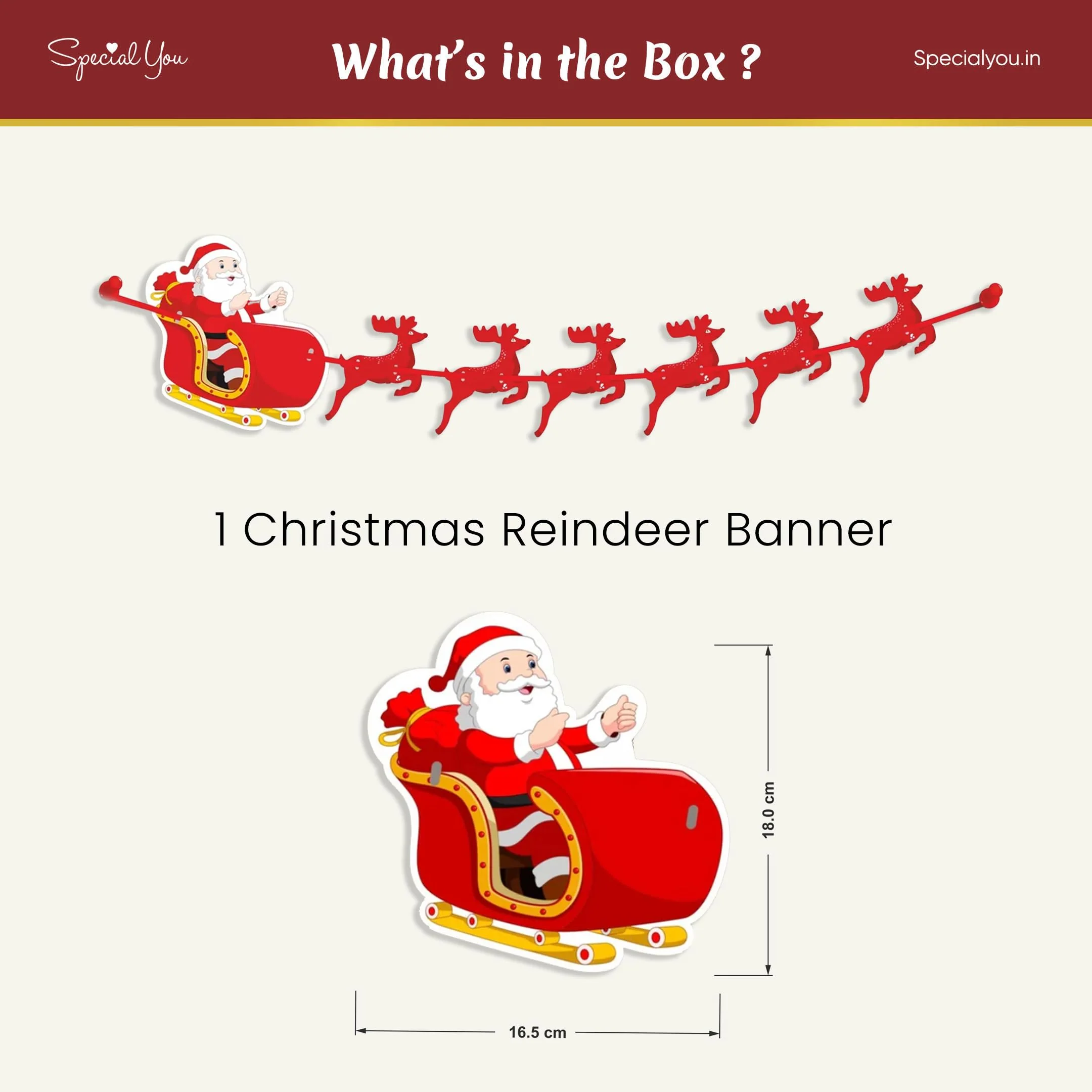 Reindeer Paper Banner - Image 3
