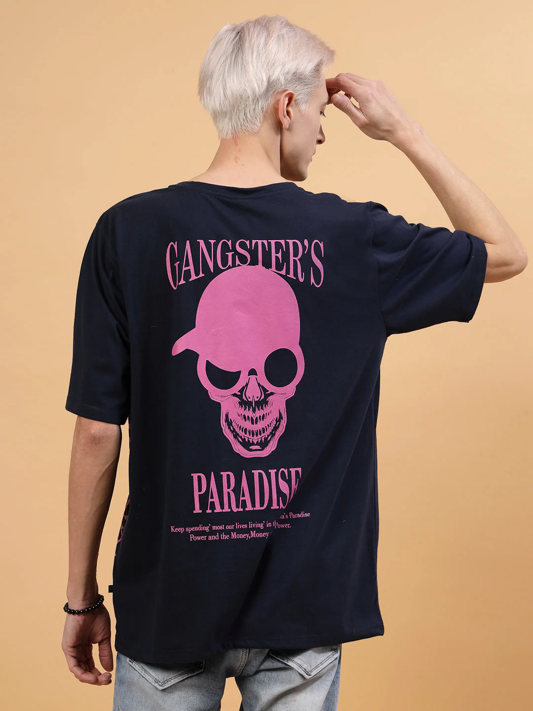 Relaxed Fit Men's Oversized Cotton Tee - Image 7