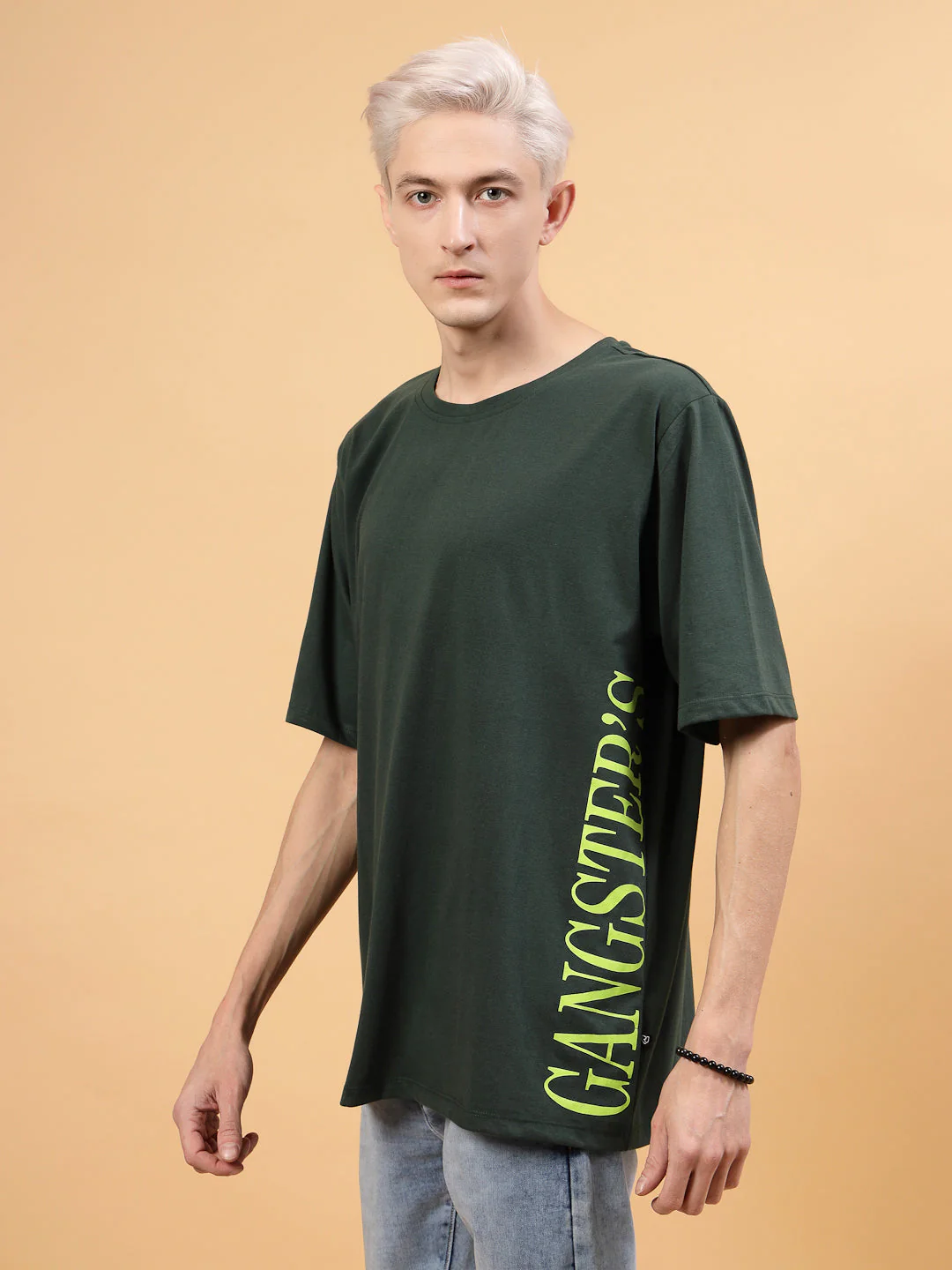 Relaxed Fit Men's Oversized Cotton Tee - Image 5
