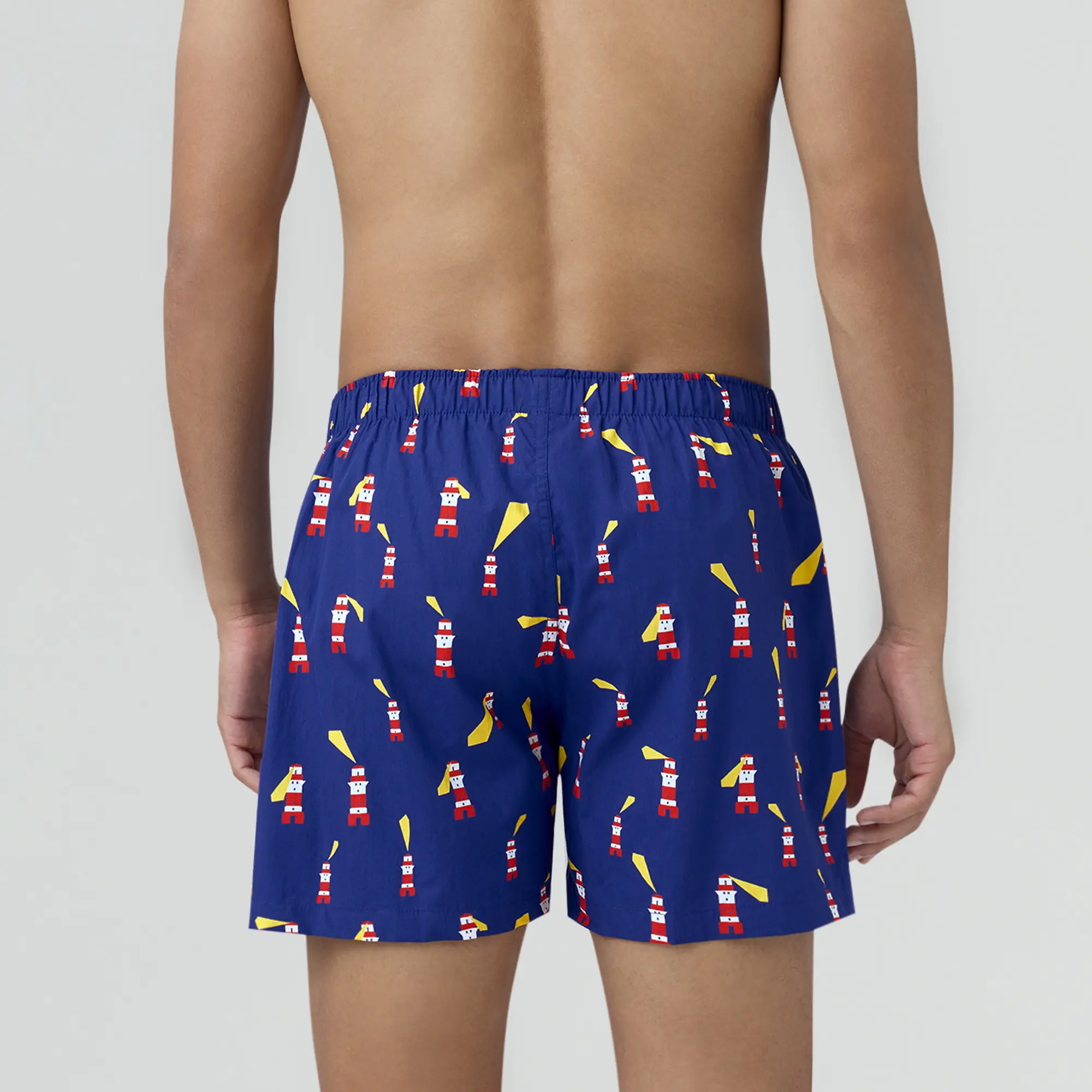 Remix Cotton Boxers Lighthouse Blue - Image 4