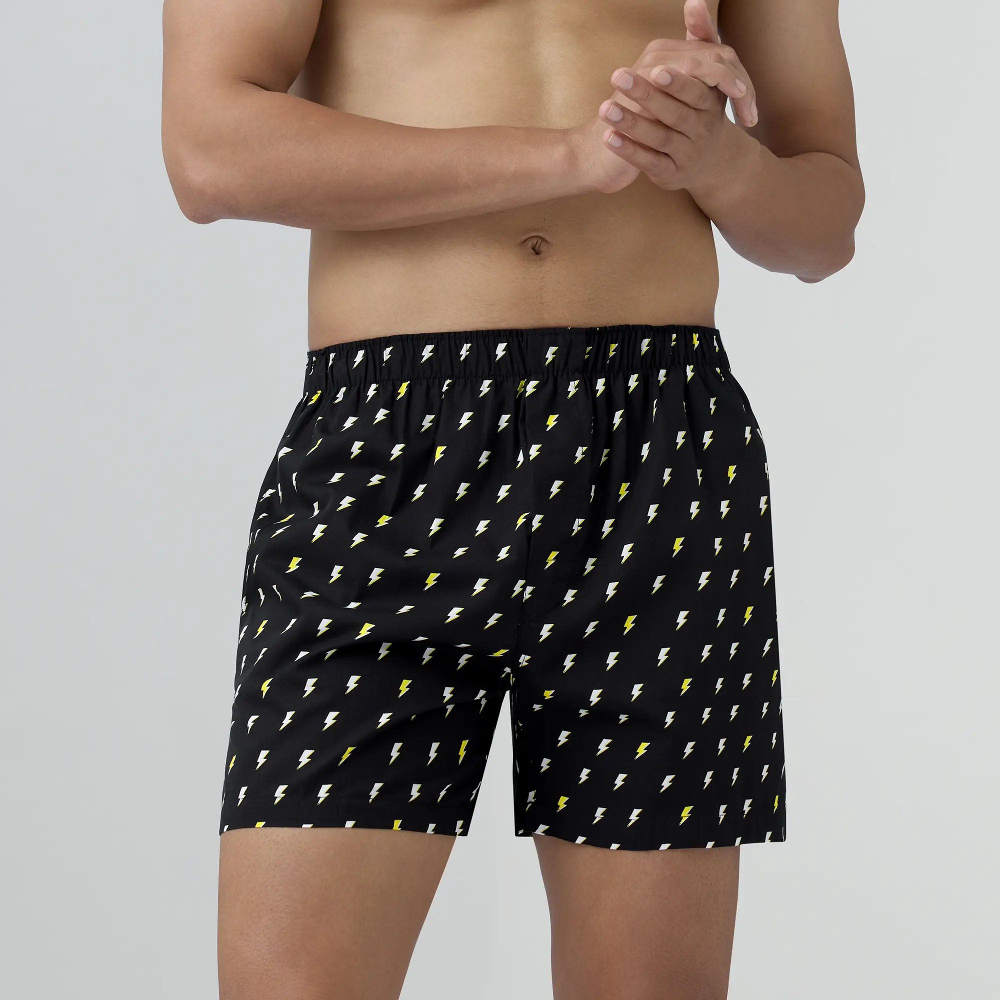 Remix Cotton Boxers Lightning Black - Image 3