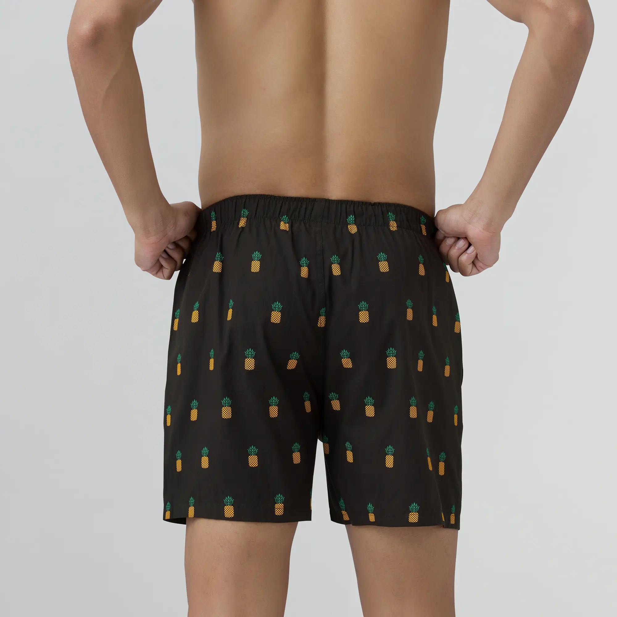 Remix Cotton Boxers Pineapple Black - Image 4