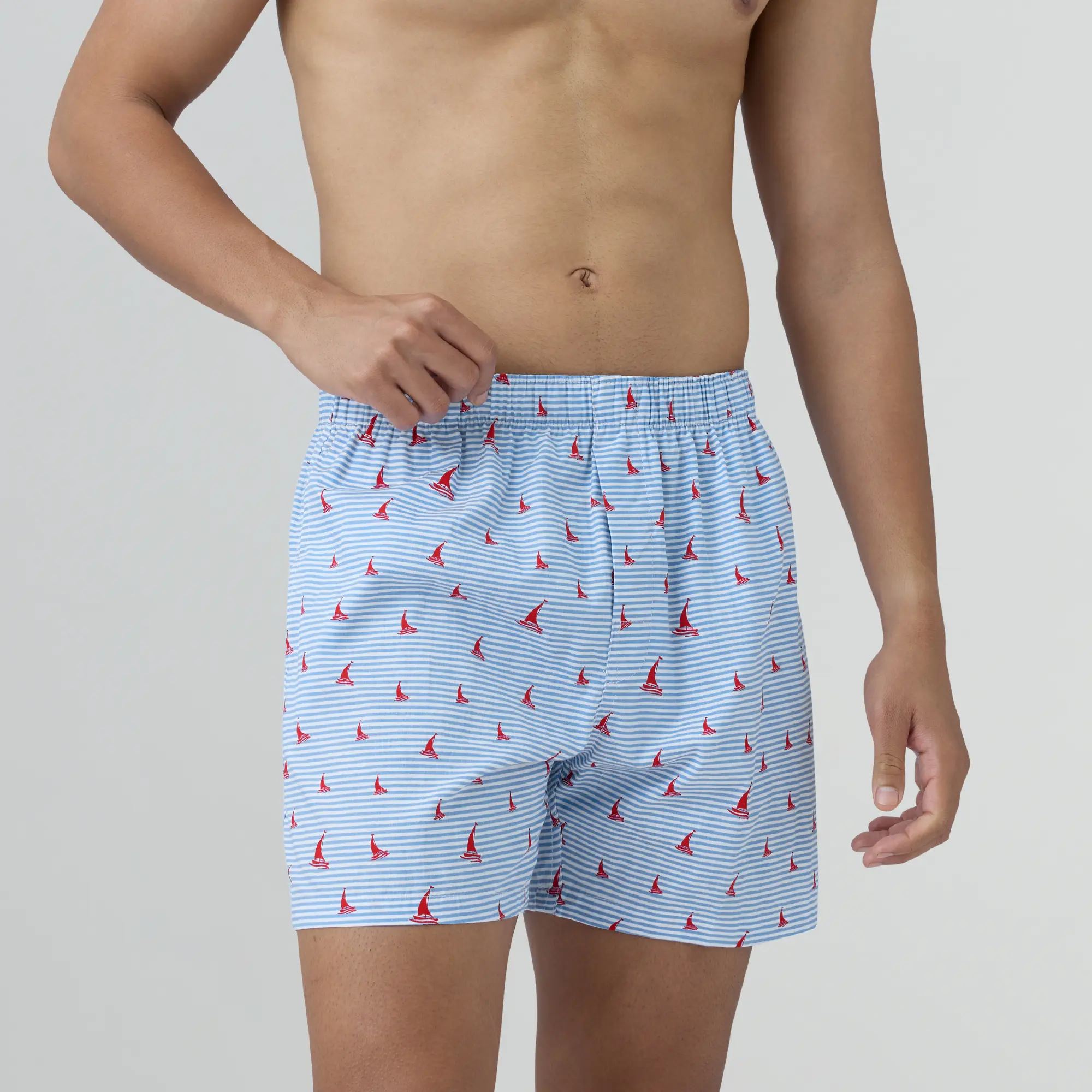 Remix Cotton Boxers Sailor Blue - Image 3