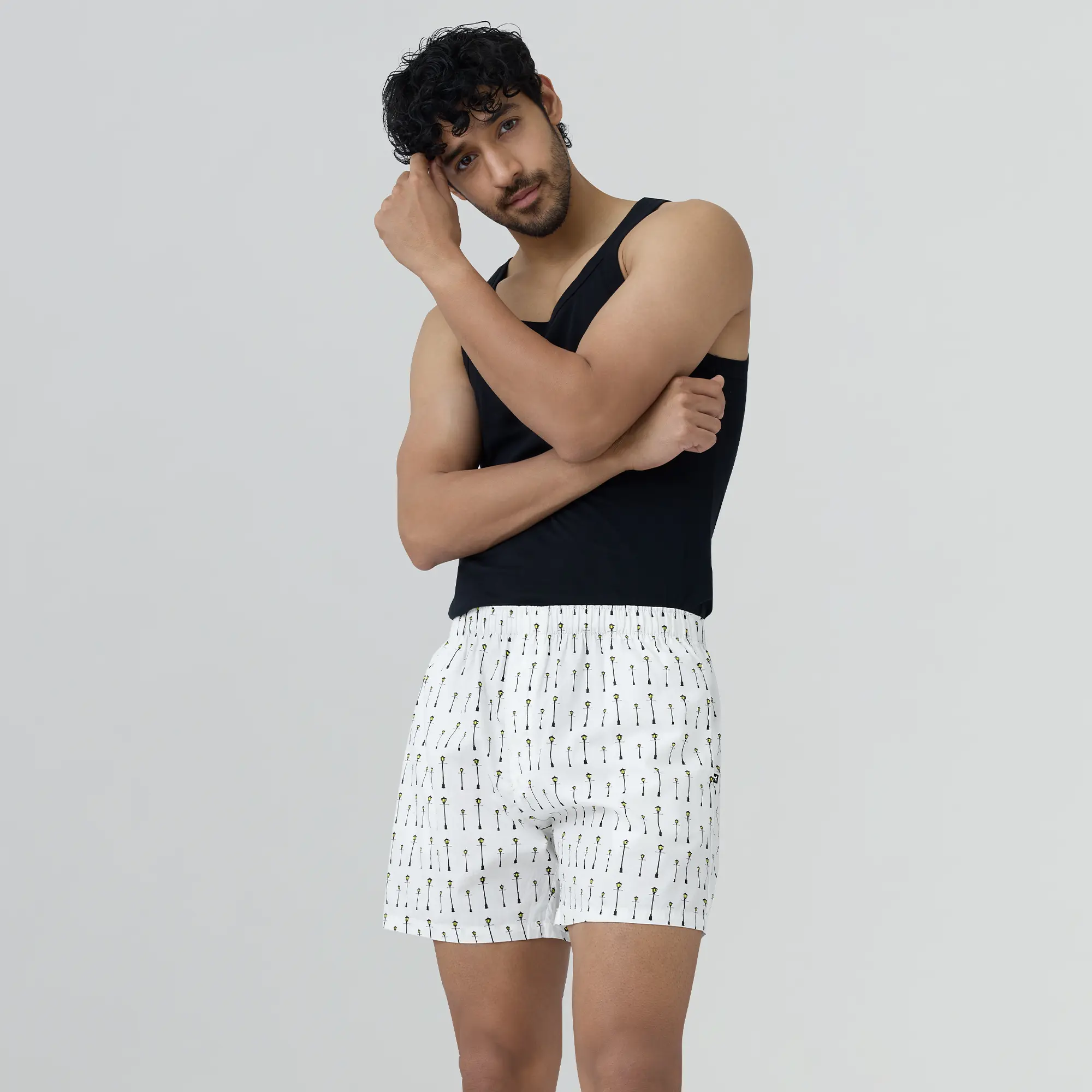 Remix Cotton Boxers Streetlight White - Image 2