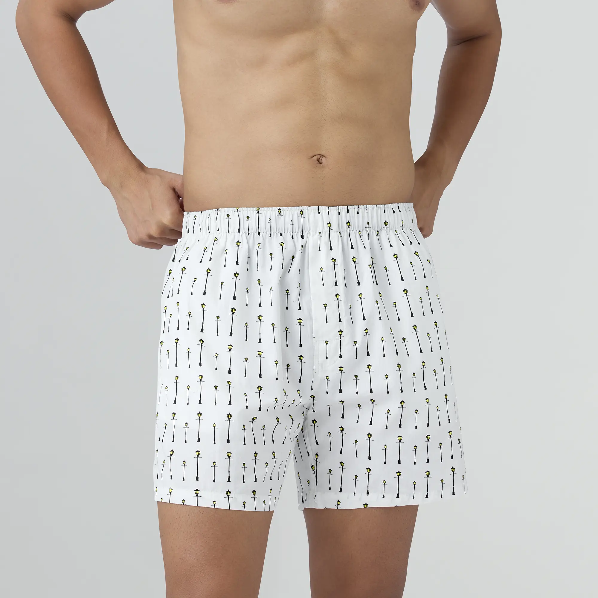 Remix Cotton Boxers Streetlight White - Image 3