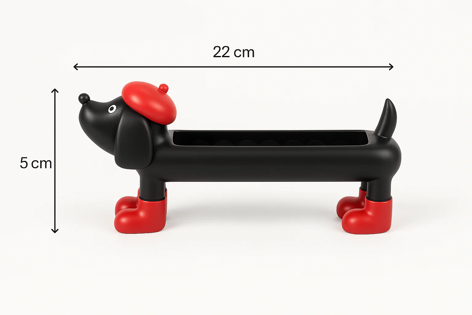 Resin Dog-Shaped Ring Organizer |,Jewelry Holder for Rings - Image 3