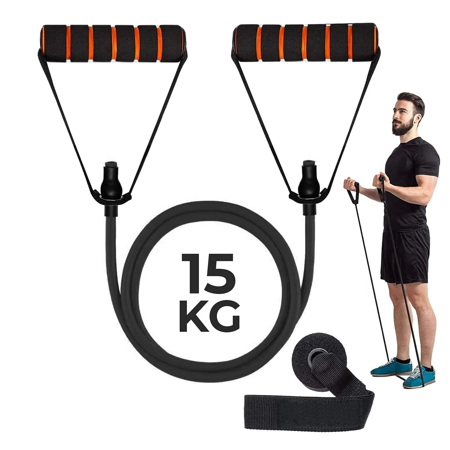 Resistance Tube with Foam Handles - Image 21