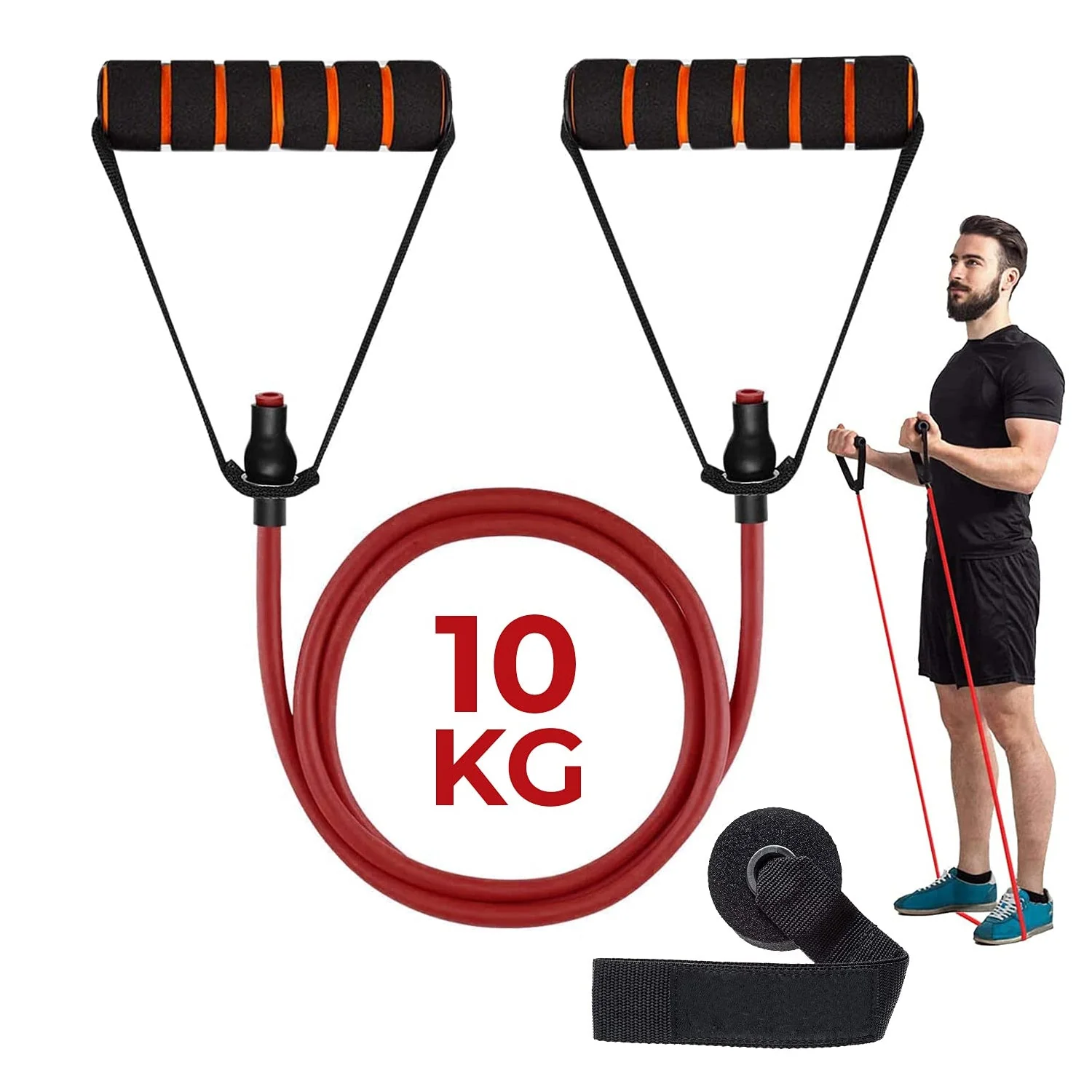 Resistance Tube with Foam Handles - Image 45