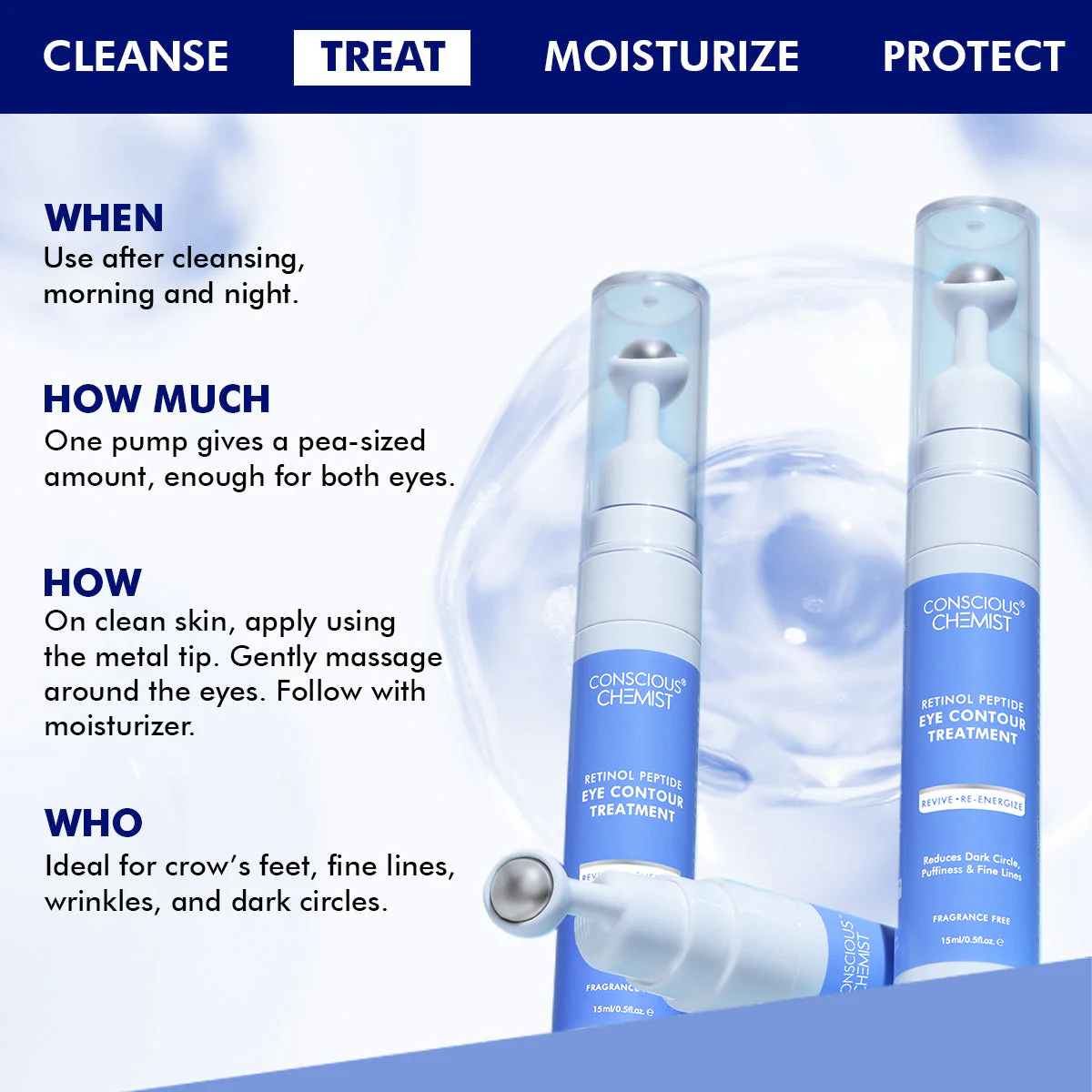 Retinol Peptide Eye Treatment Serum | 15 ml | BS - Image 2