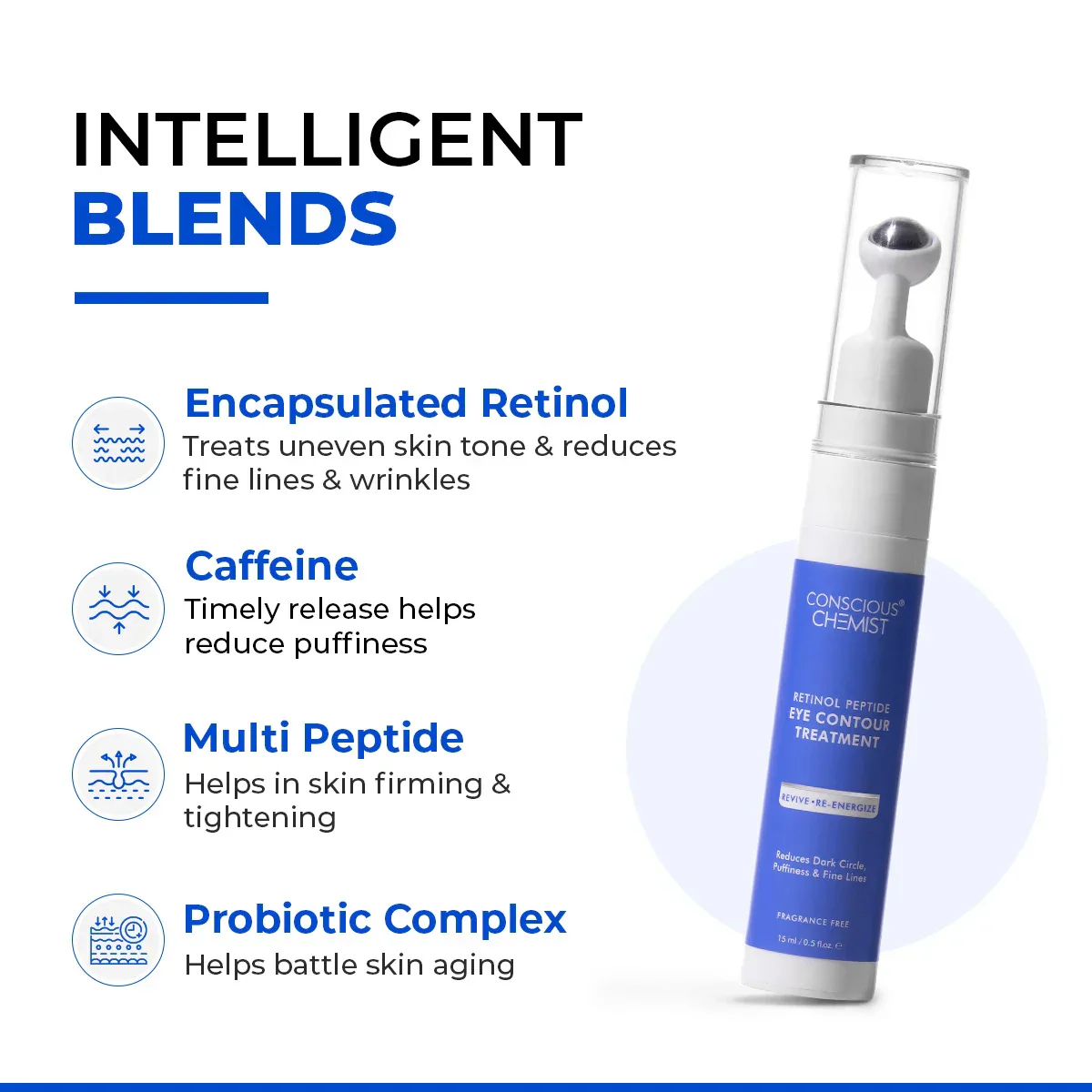 Retinol Peptide Eye Treatment Serum | 15 ml | BS - Image 3