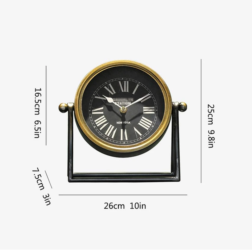 Retro Small Table Clock - Image 2