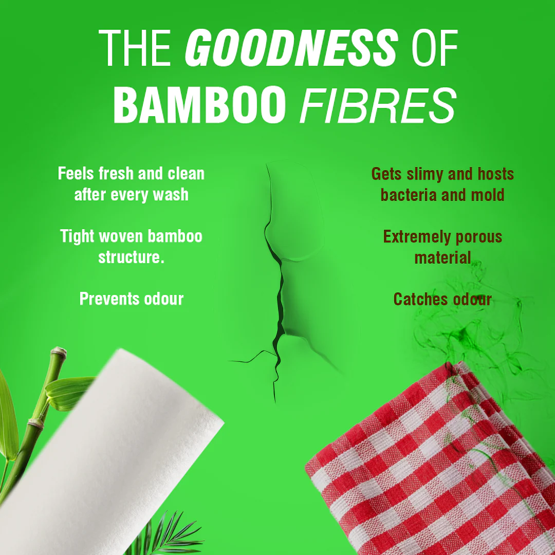 Reusable Bamboo Kitchen Towel - 20 Sheets - Image 8