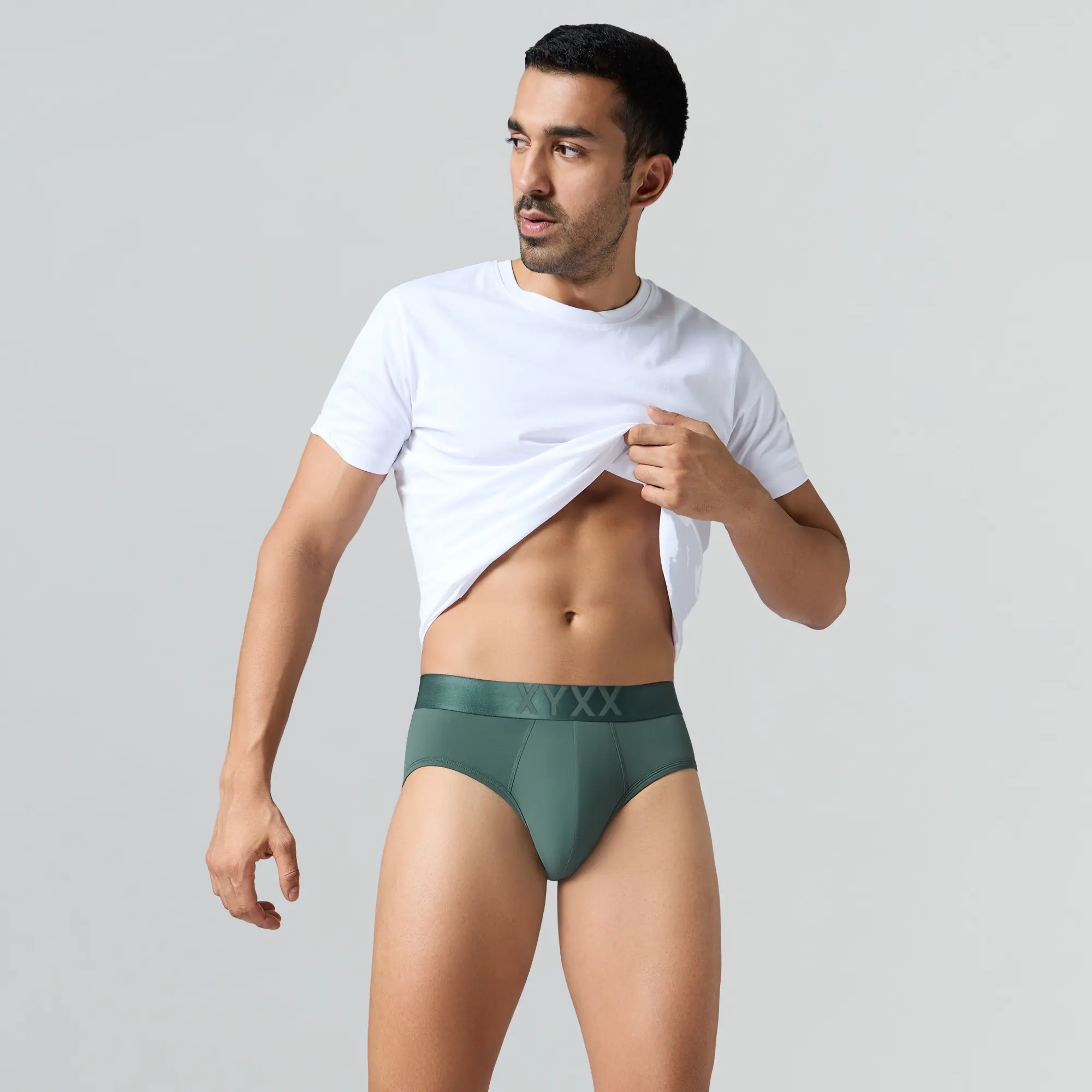 Rev Tactel Briefs Olive Green - Image 4
