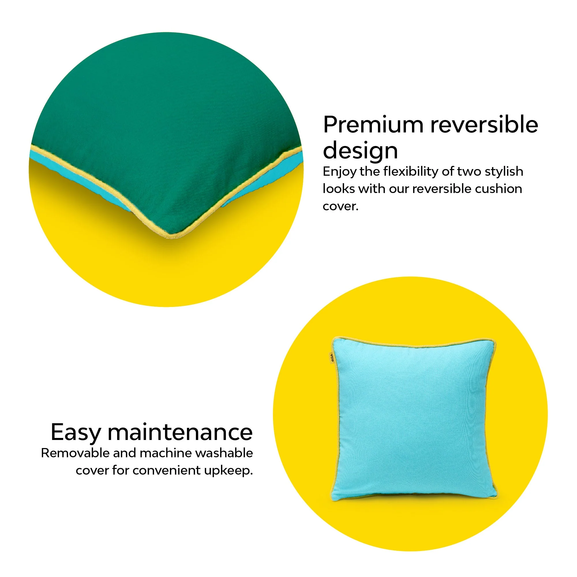 Reversible Cord Cushion Cover | Set Of 2 - Image 7