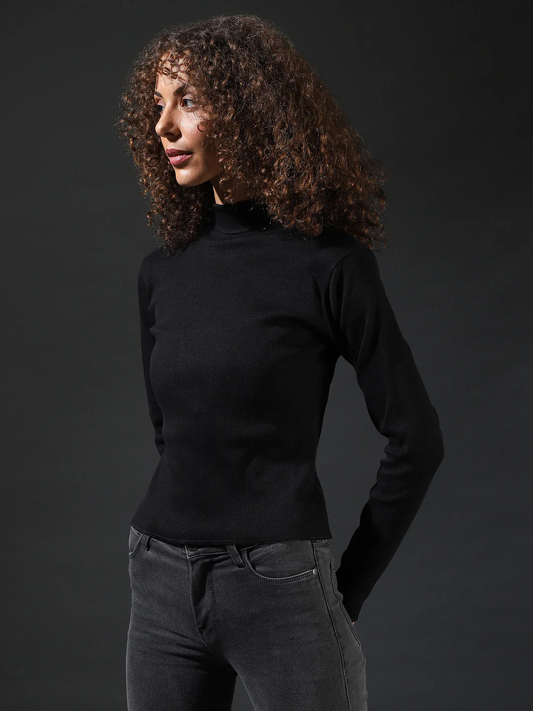 Ribbed Knit Sweater - Image 2